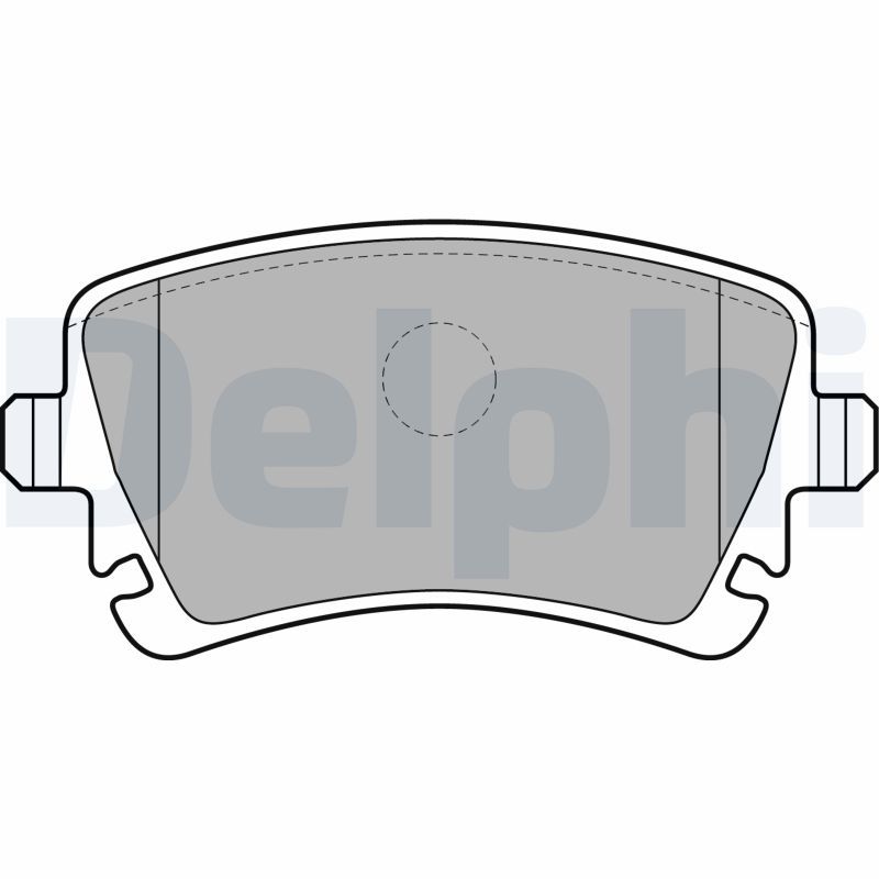 DELPHI LP1920 Brake Pad Set, disc brake