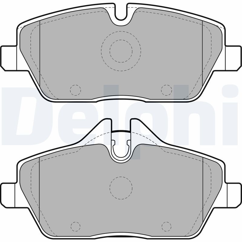 DELPHI LP1923 Brake Pad Set, disc brake