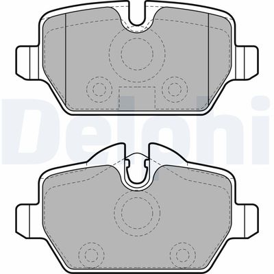 Brake Pad Set, disc brake DELPHI LP1924