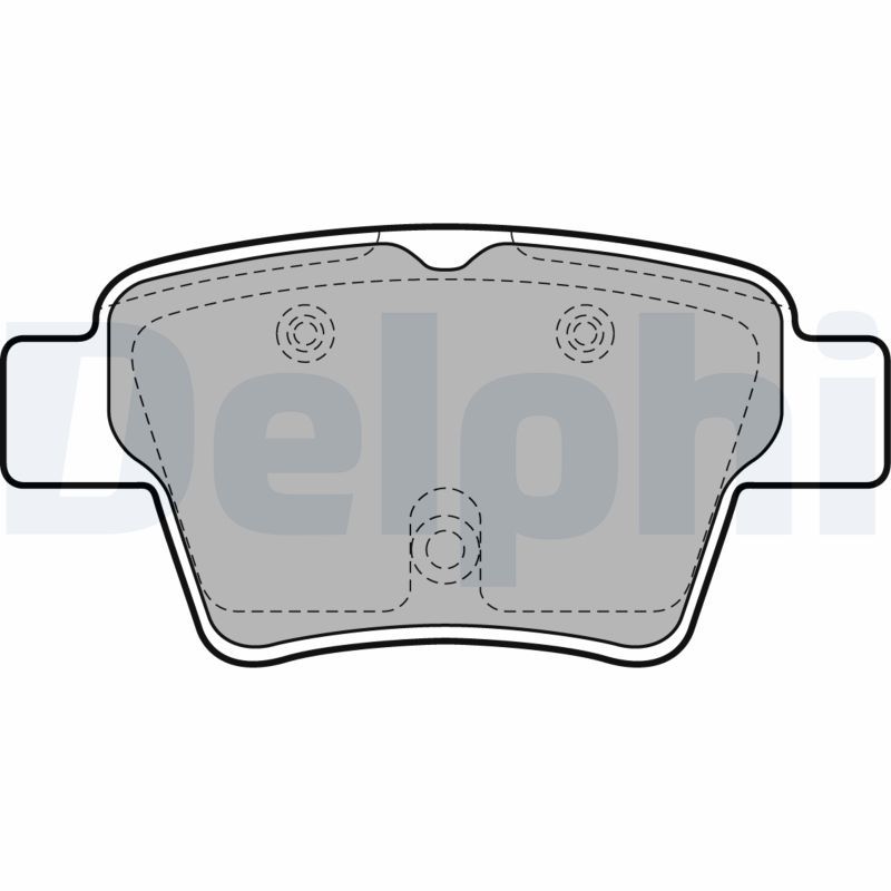 DELPHI LP1926 Brake Pad Set, disc brake