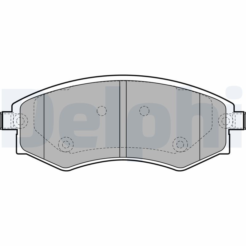 DELPHI LP1928 Brake Pad Set, disc brake