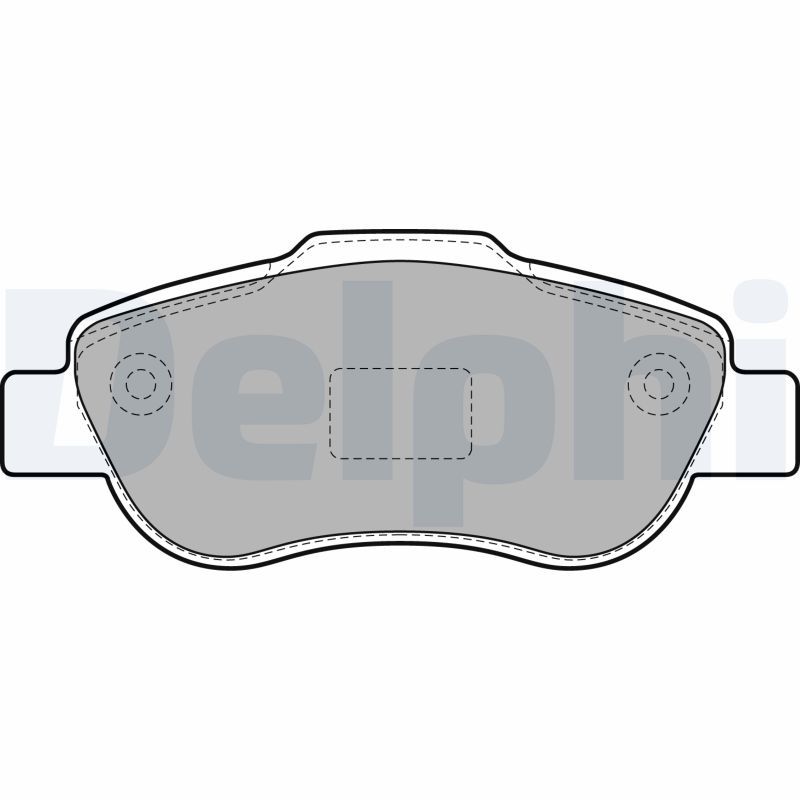 DELPHI LP1929 Brake Pad Set, disc brake