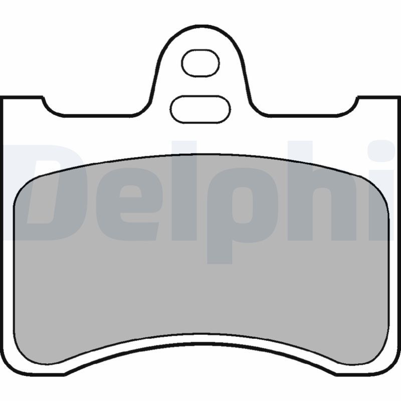 DELPHI LP193 Brake Pad Set, disc brake