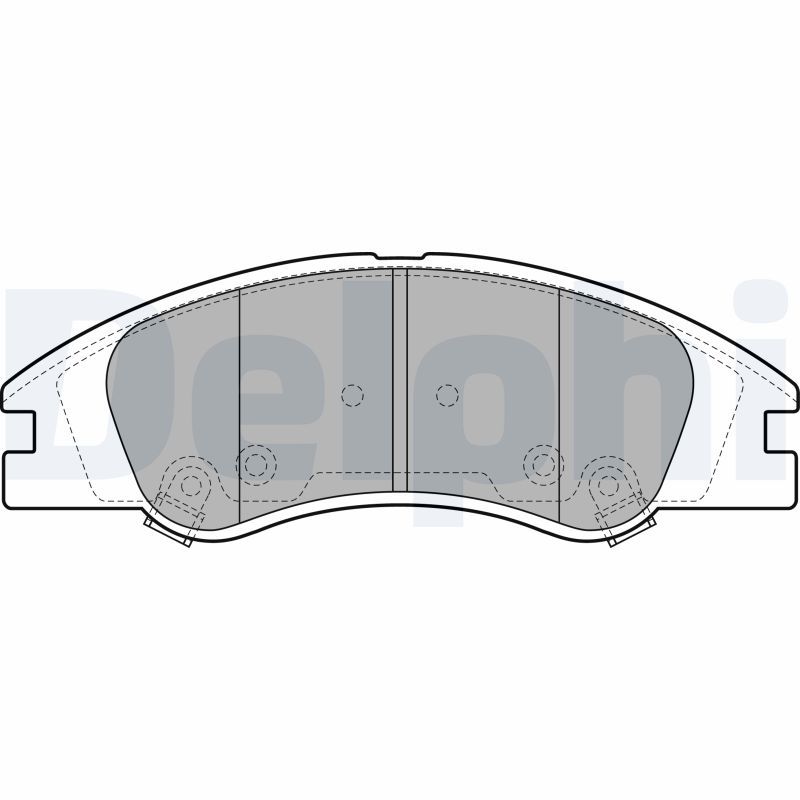 DELPHI LP1932 Brake Pad Set, disc brake