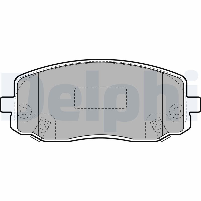 DELPHI LP1933 Brake Pad Set, disc brake
