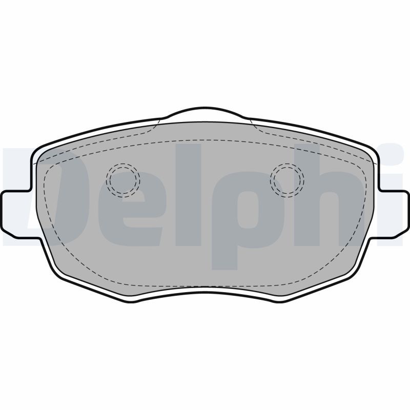 DELPHI LP1934 Brake Pad Set, disc brake