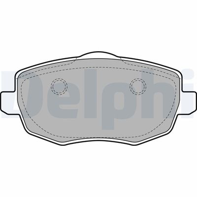 Brake Pad Set, disc brake DELPHI LP1934