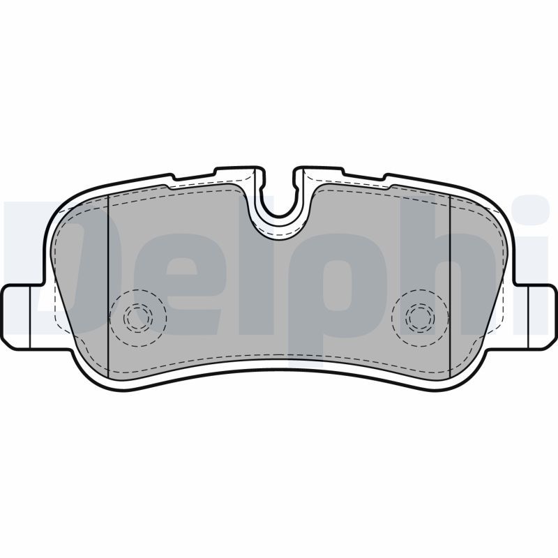 DELPHI LP1936 Brake Pad Set, disc brake