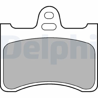 Brake Pad Set, disc brake DELPHI LP193