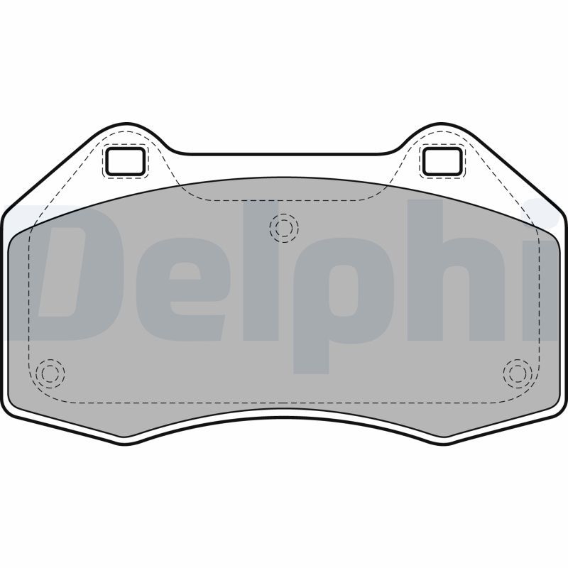 DELPHI LP1940 Brake Pad Set, disc brake
