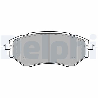 Brake Pad Set, disc brake DELPHI LP1941