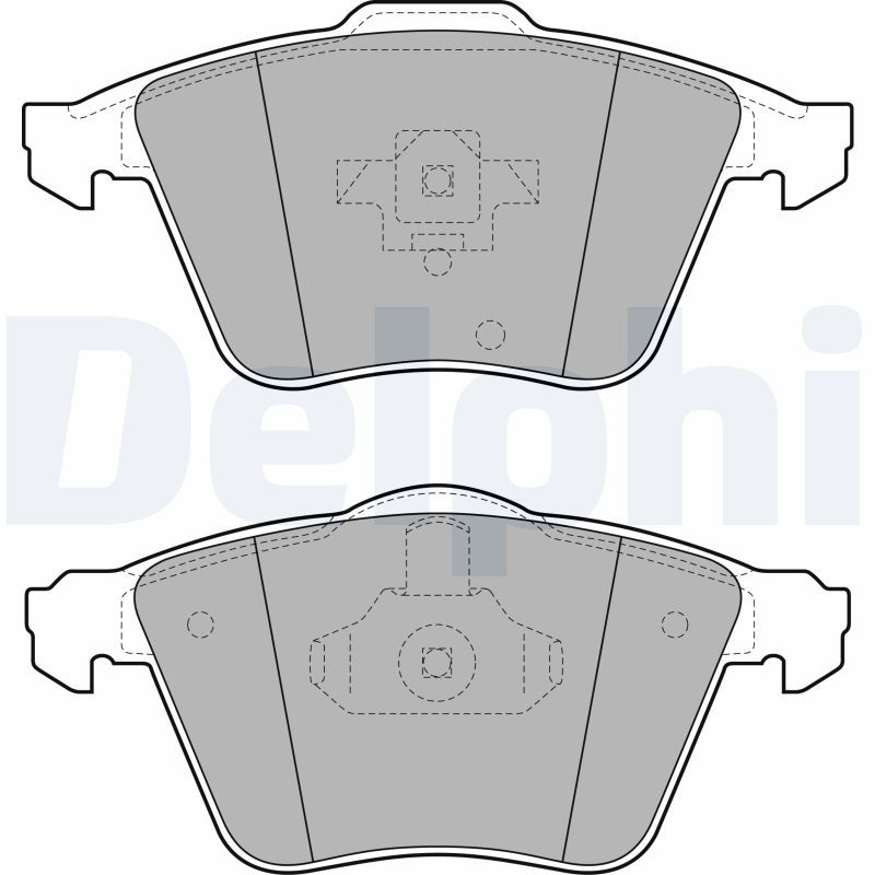 DELPHI LP1943 Brake Pad Set, disc brake