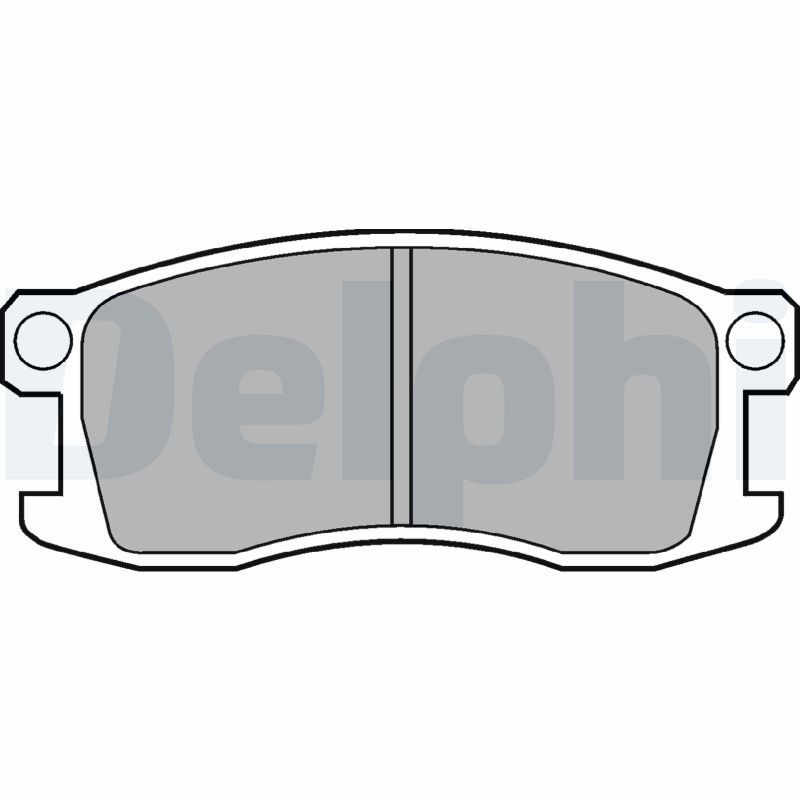 DELPHI LP195 Brake Pad Set, disc brake
