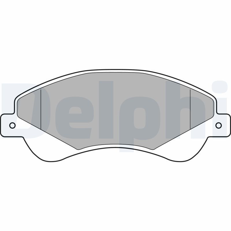 DELPHI LP1953 Brake Pad Set, disc brake
