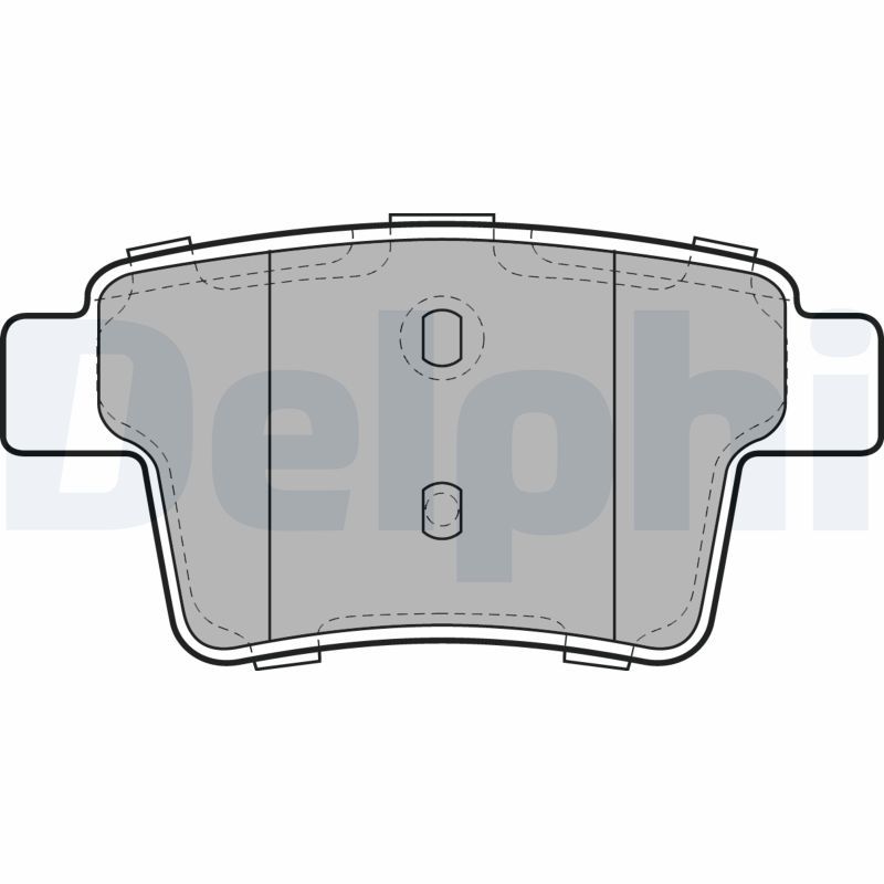 DELPHI LP1957 Brake Pad Set, disc brake