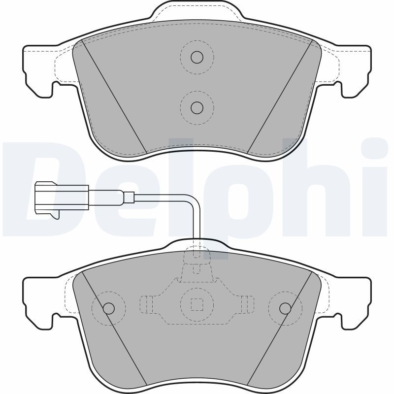 DELPHI LP1959 Brake Pad Set, disc brake