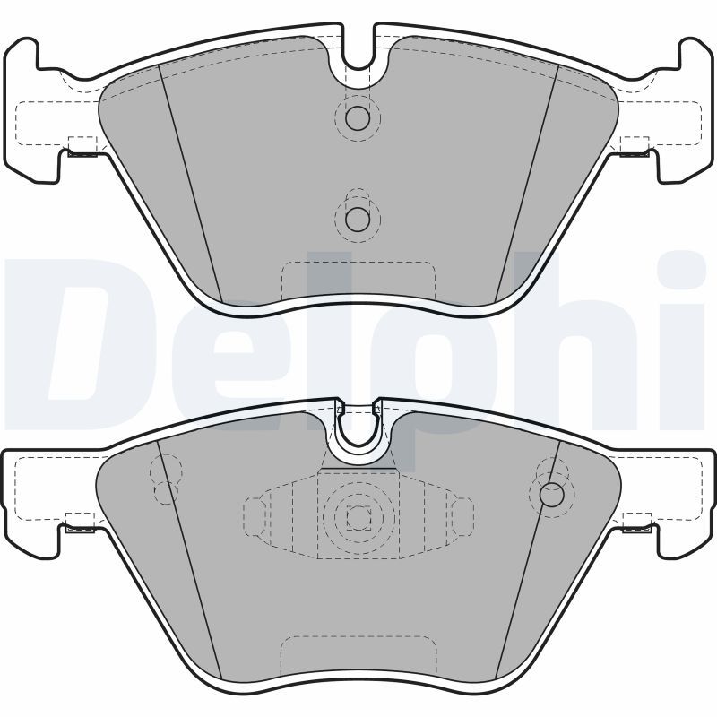 DELPHI LP1960 Brake Pad Set, disc brake