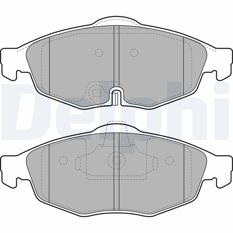 DELPHI LP1963 Brake Pad Set, disc brake