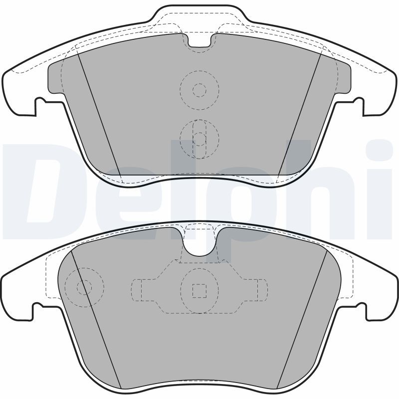 DELPHI LP1967 Brake Pad Set, disc brake