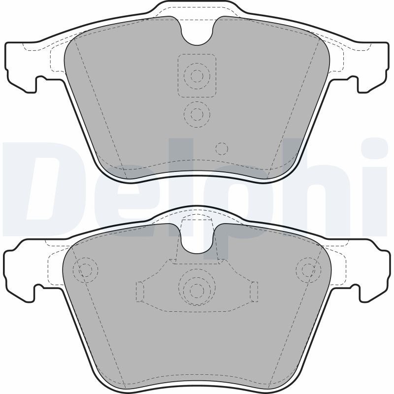 DELPHI LP1968 Brake Pad Set, disc brake