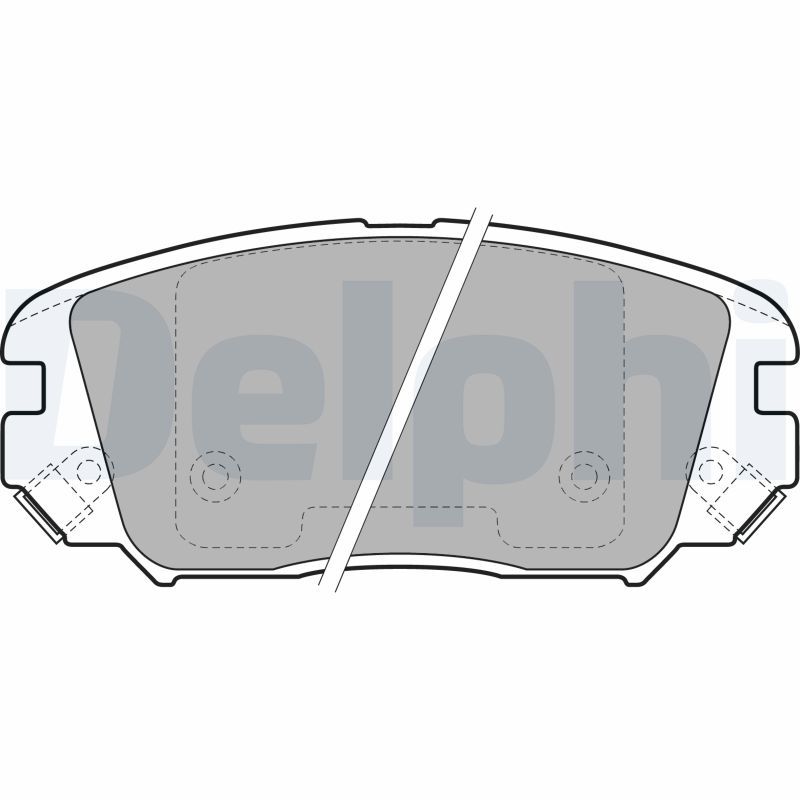 DELPHI LP1974 Brake Pad Set, disc brake