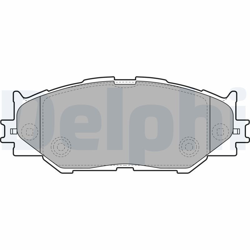DELPHI LP1977 Brake Pad Set, disc brake
