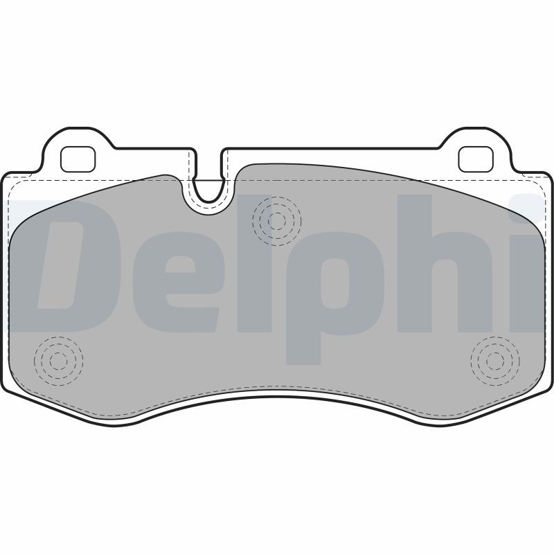 DELPHI LP1980 Brake Pad Set, disc brake