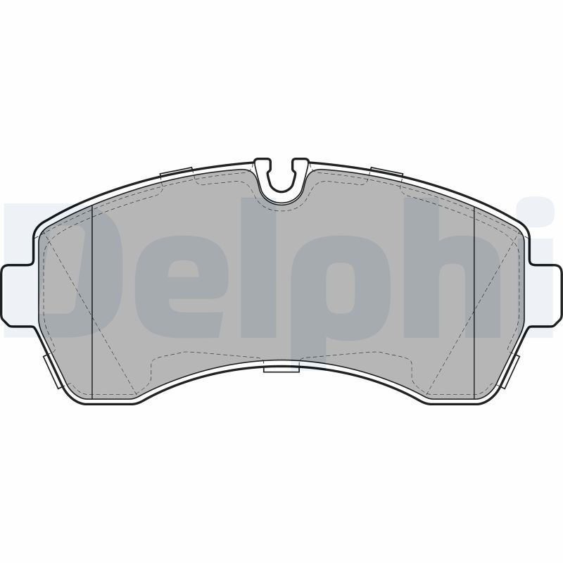 DELPHI LP1981 Brake Pad Set, disc brake