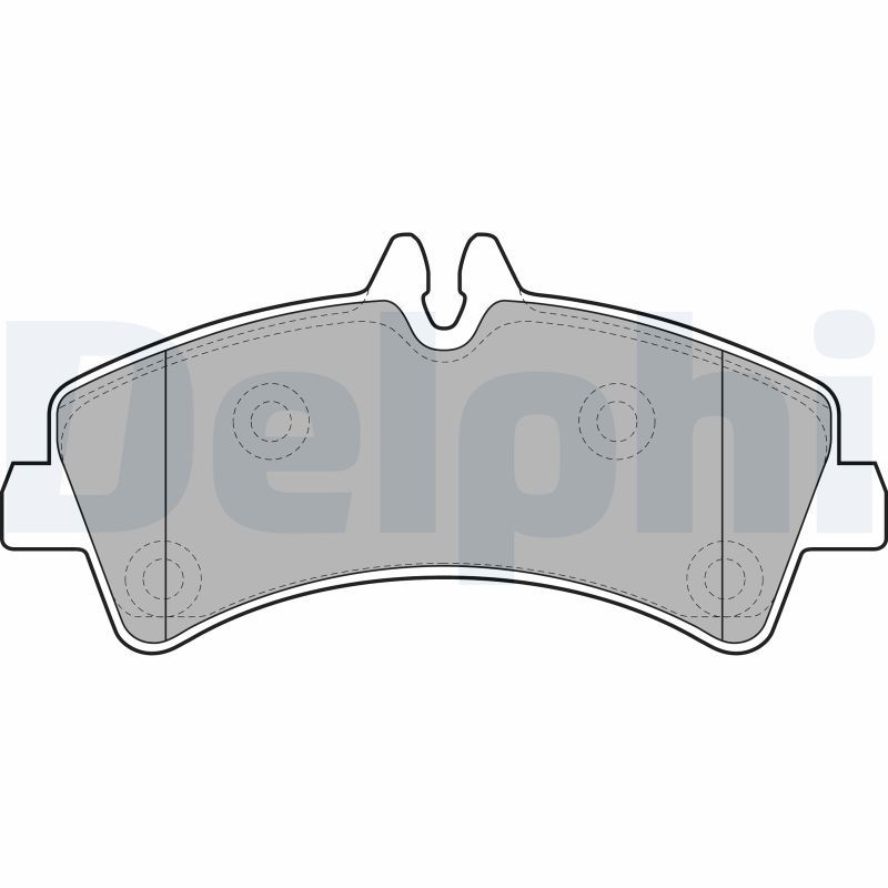 DELPHI LP1984 Brake Pad Set, disc brake