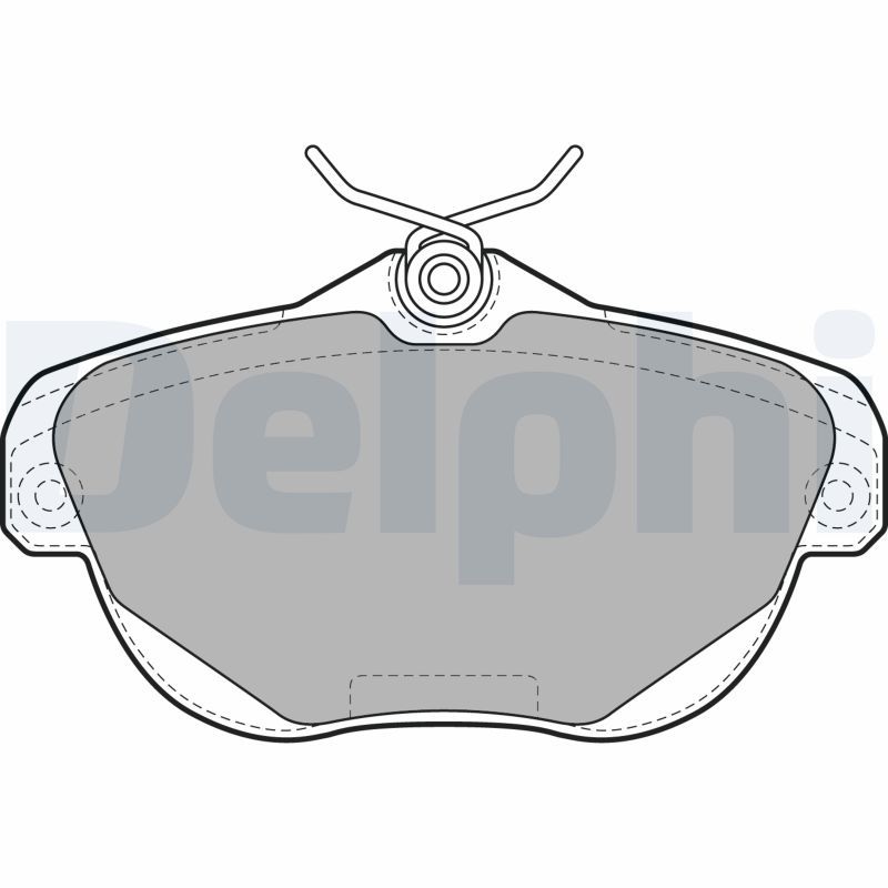 DELPHI LP1991 Brake Pad Set, disc brake