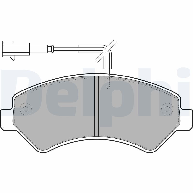 DELPHI LP1993 Brake Pad Set, disc brake