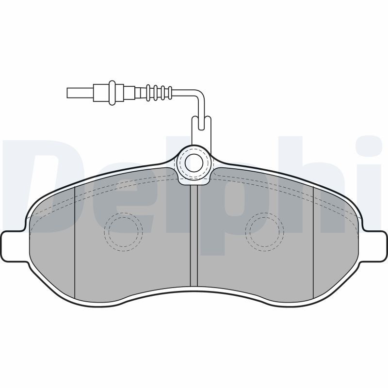 DELPHI LP1995 Brake Pad Set, disc brake