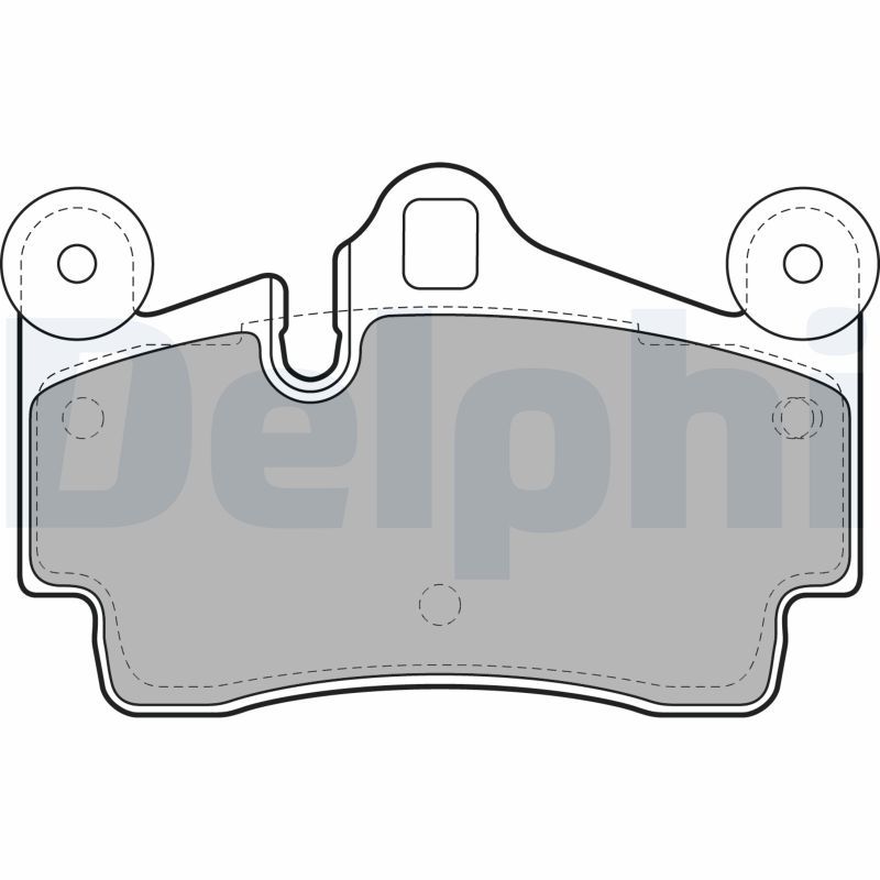 DELPHI LP1998 Brake Pad Set, disc brake