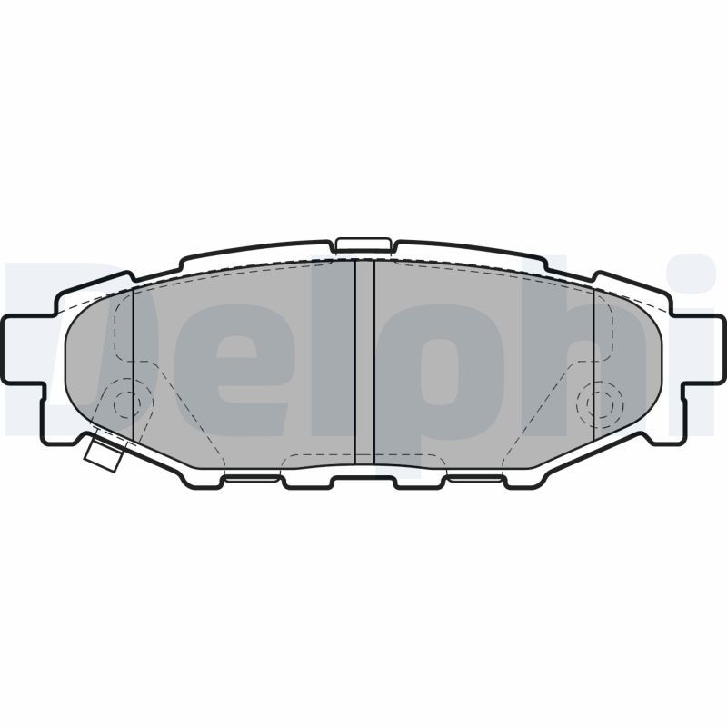 DELPHI LP1999 Brake Pad Set, disc brake