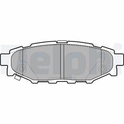 Brake Pad Set, disc brake DELPHI LP1999