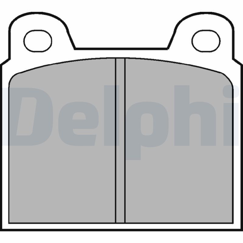 DELPHI LP20 Brake Pad Set, disc brake
