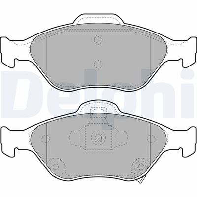 Brake Pad Set, disc brake DELPHI LP2005