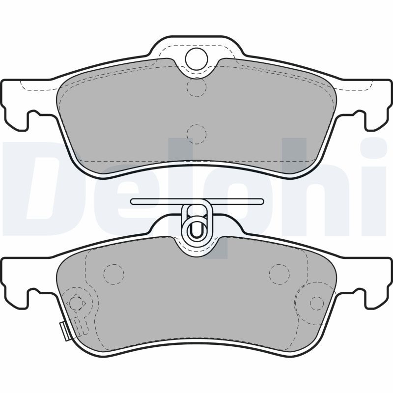 DELPHI LP2007 Brake Pad Set, disc brake