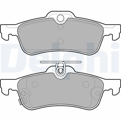 Brake Pad Set, disc brake DELPHI LP2007