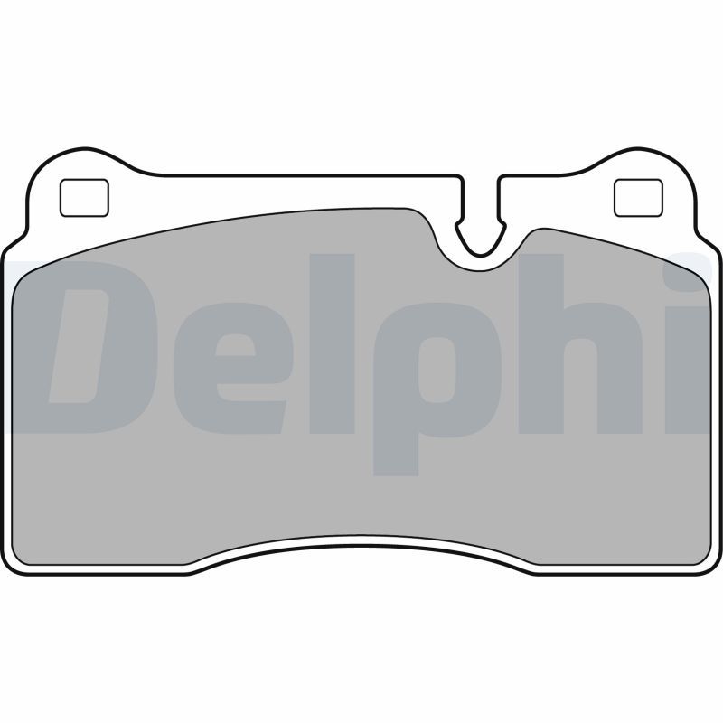 DELPHI LP2009 Brake Pad Set, disc brake