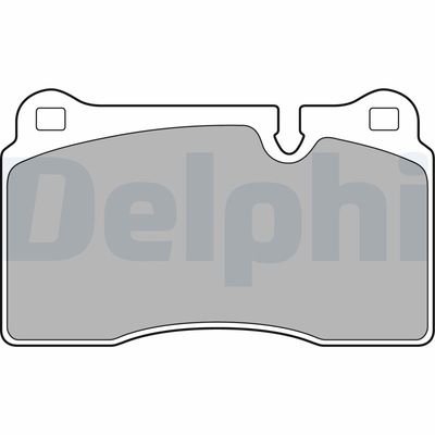 Brake Pad Set, disc brake DELPHI LP2009