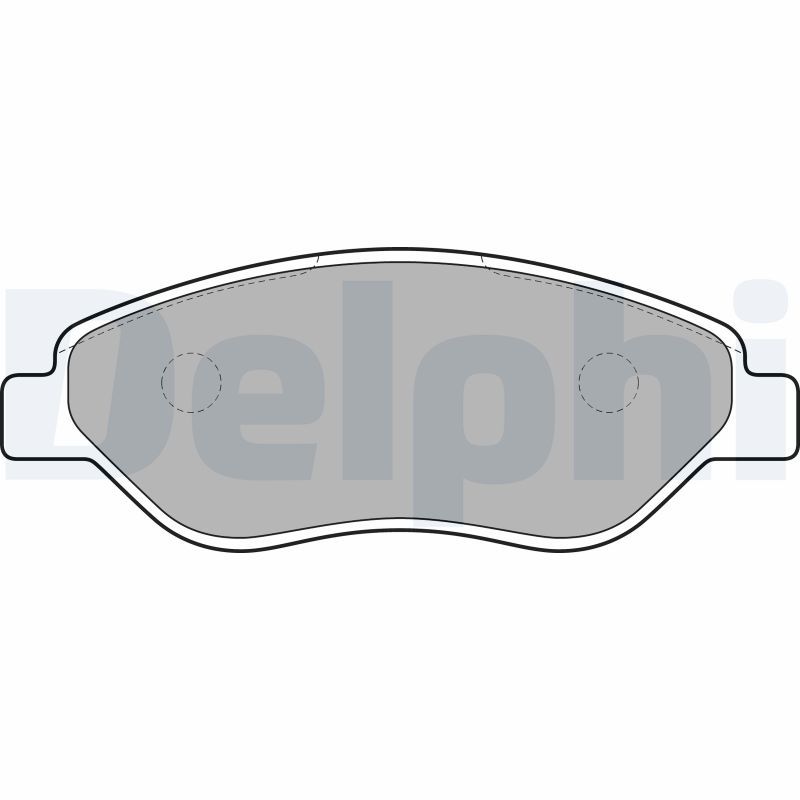 DELPHI LP2010 Brake Pad Set, disc brake