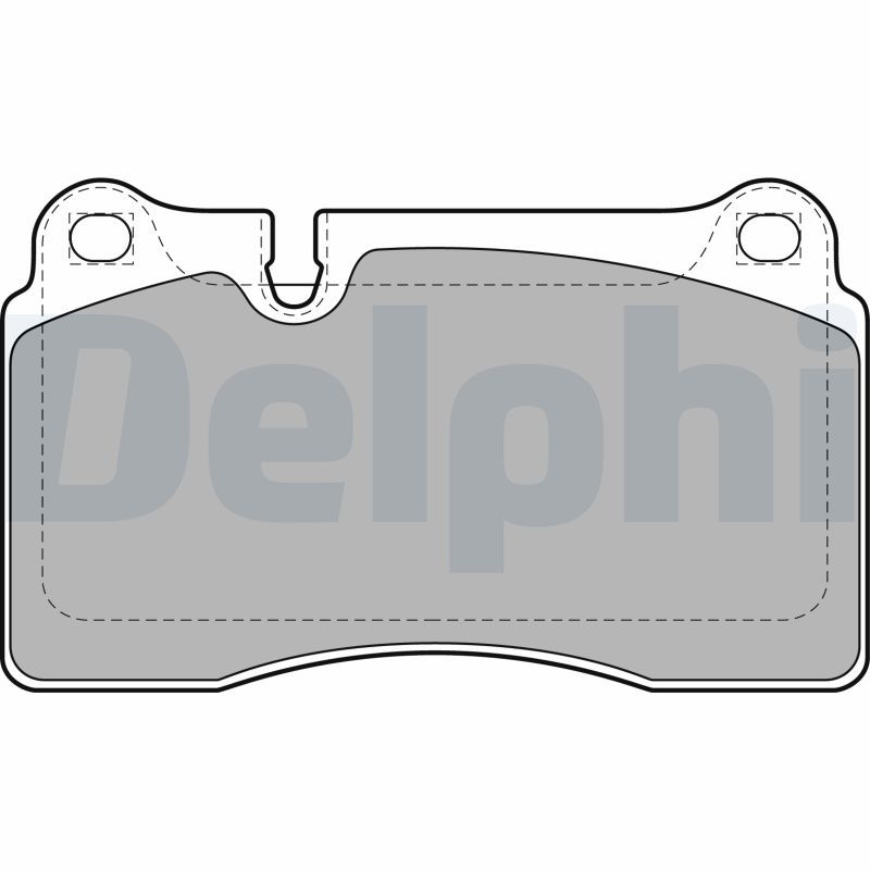 DELPHI LP2012 Brake Pad Set, disc brake