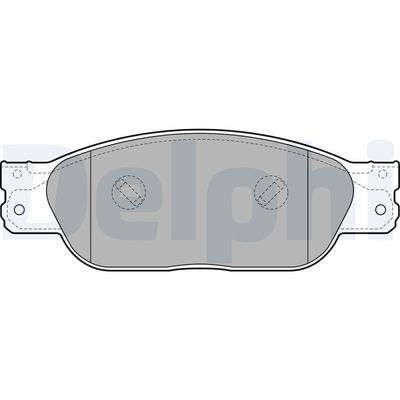 Brake Pad Set, disc brake DELPHI LP2020
