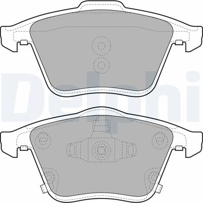 Brake Pad Set, disc brake DELPHI LP2025