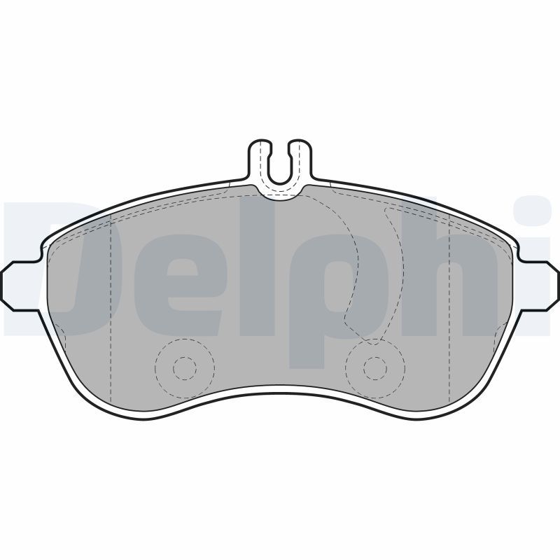 DELPHI LP2028 Brake Pad Set, disc brake