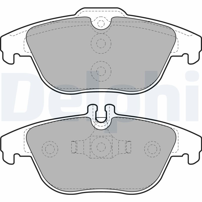 DELPHI LP2029 Brake Pad Set, disc brake