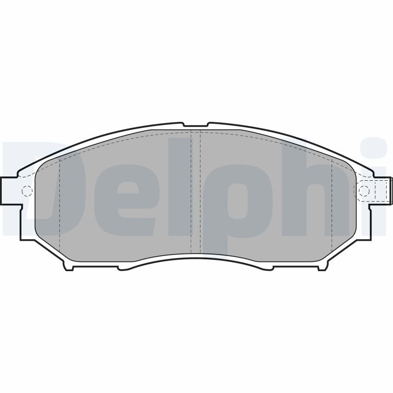 DELPHI LP2030 Brake Pad Set, disc brake