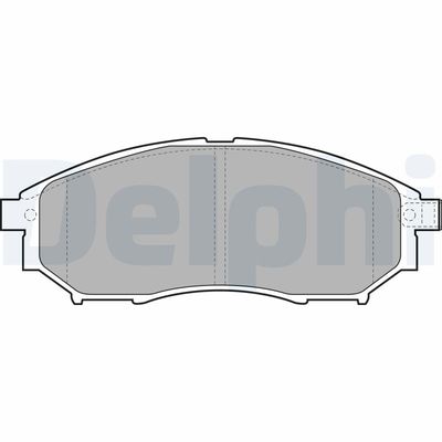 Brake Pad Set, disc brake DELPHI LP2030