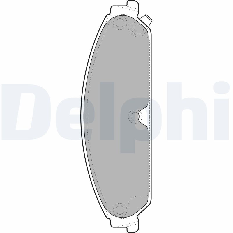DELPHI LP2033 Brake Pad Set, disc brake